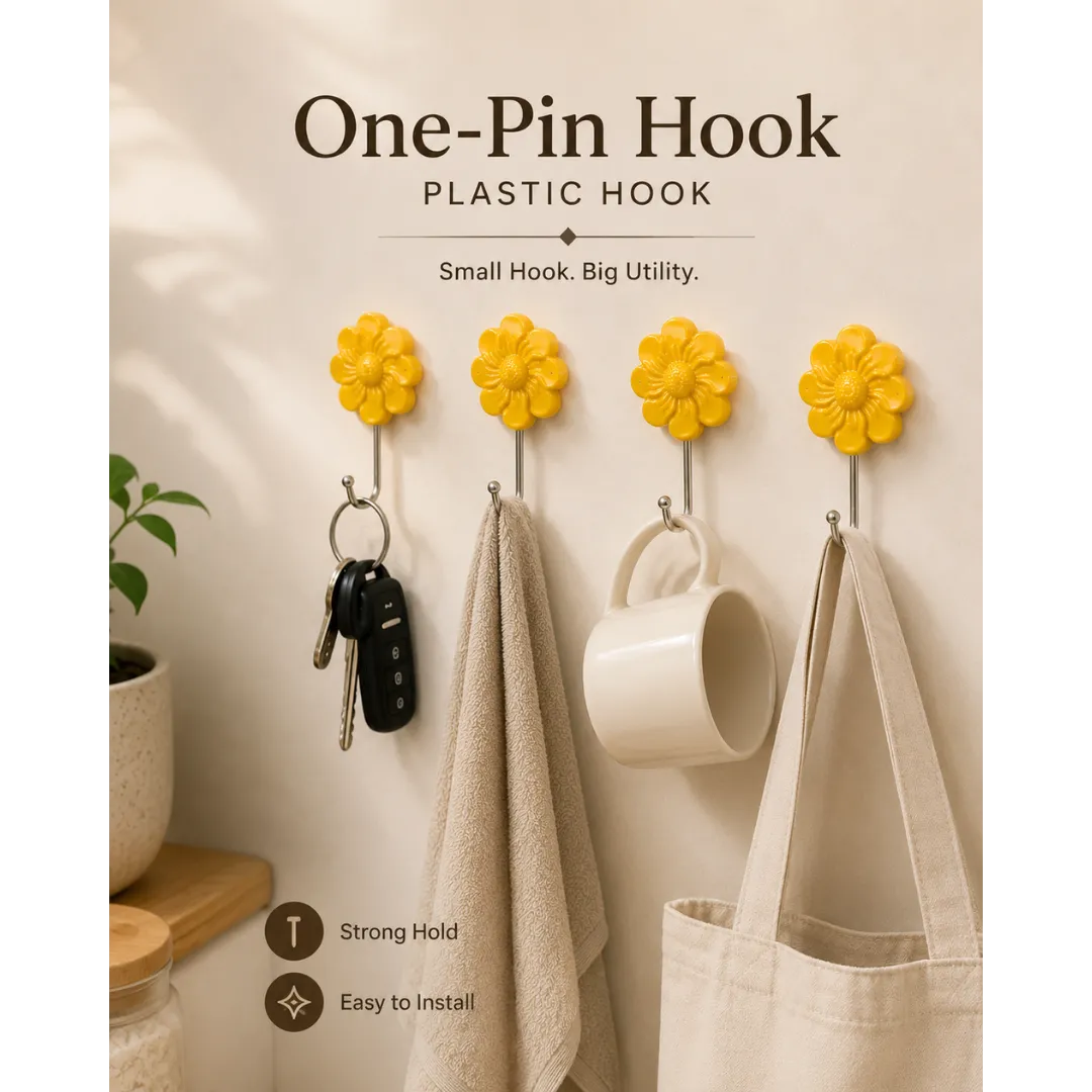 SINGLE PIN HOOK FLOWER SERIES